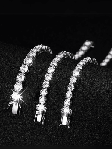 D VVS1 Moissanite Tennis Bracelet Plated 18k White Gold Bracelets, Drestiny, Best moissanite tennis bracelets, Moissanite tennis bracelet reviews, Lab grown moissanite tennis bracelet, Buy moissanite tennis bracelet online, Bracelets, White Gold, Yellow Gold, Rose Gold, United States, USA, Canada, Australia, New Zealand, United Kingdom, UK, shopdrestiny.com